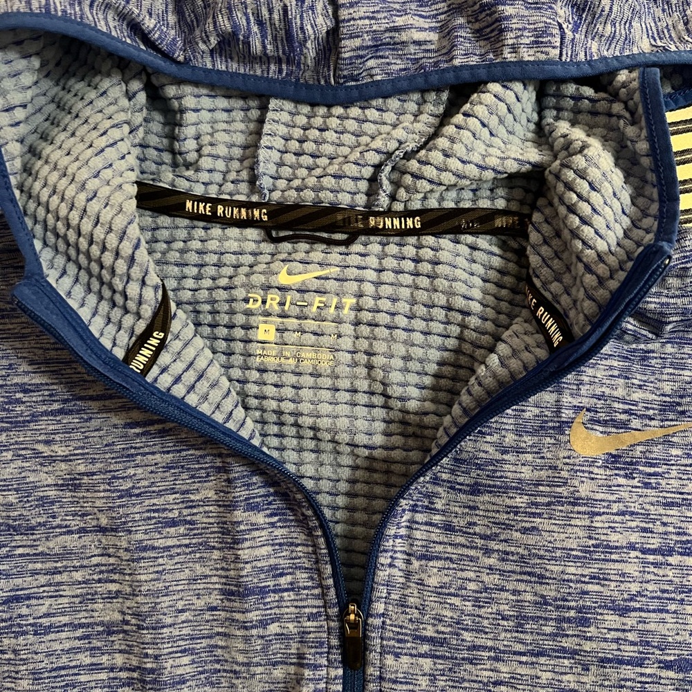 Nike Blue Performance Jacket Full-Zip Athletic We… - image 2